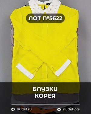 Блузки Корея - Сток оптом